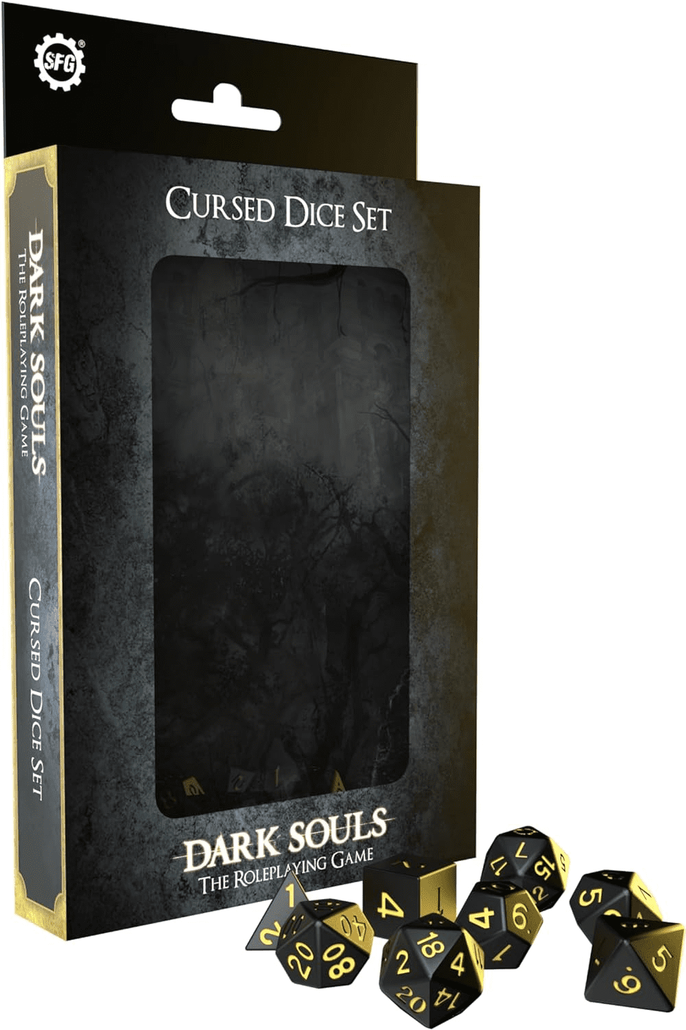 Steamforged Games Dark Souls The Roleplaying Game Cursed Dice Set