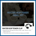 1" Water Softener Clips 7337589 Fit for GE/Kenmore EcoPure EcoWater