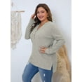 thumbnail image 4 of AviBest Fashion Plus Size Womens Sweater - Elegant V-Neck Sweaters for Women, Breathable All-Match Winter Fall Top for Versatile Outfits,XL~5XL, 4 of 6