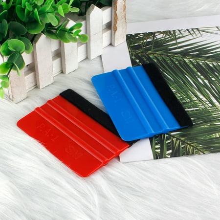 

HCfuz Squeegee Tool Portable Felt Edge PP Cleaning Scraper for Car Auto