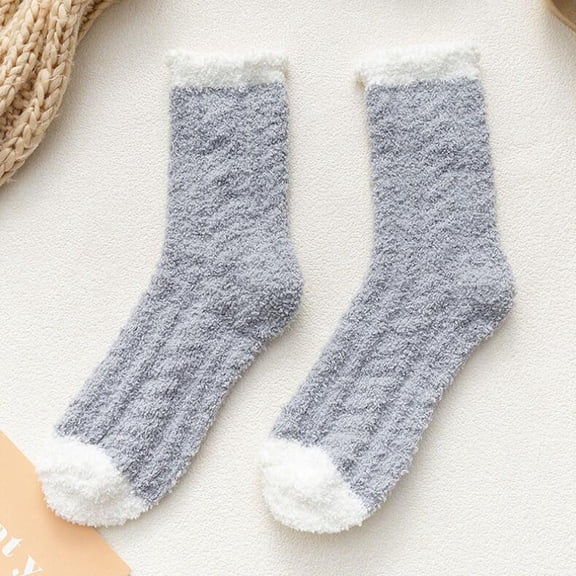 CFMIURAN Ski Socks Women, Fashion Keep Warm Fashion Patchwork Ladies Patchwork Thick Socks