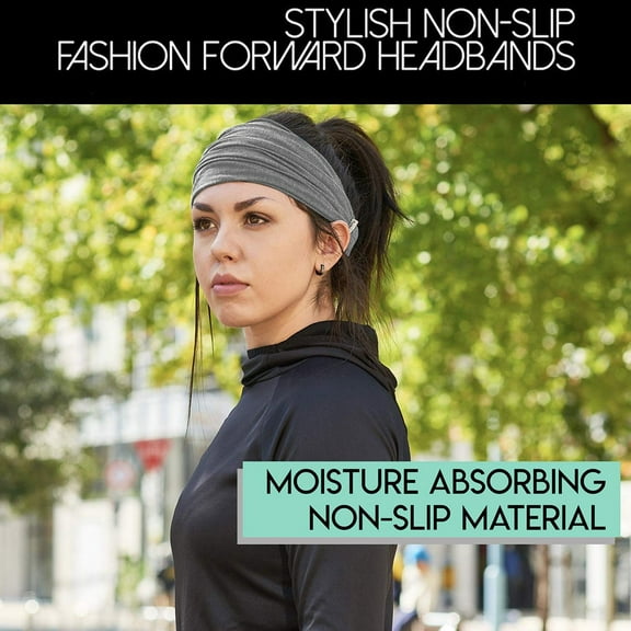 IDALL Headbands for Women Head Scarf Comfortable Lightweight Japanese Bandana Headbands for Men and Women Turban Bandanas for Women Army Green One Size