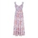 thumbnail image 4 of Vestido de Verano para Mujeres Sexy Moda Plegado Impresión sin Mangas Vestido de Cuello en V Poliéster, Falda Casual para la Playa Y la Fiesta, 4 of 7