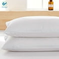 thumbnail image 3 of Deago Set of 2 Ultra Soft Microfiber Bed Pillow Case Pillow Covers with Envelope Closure - King Size/White, 3 of 8