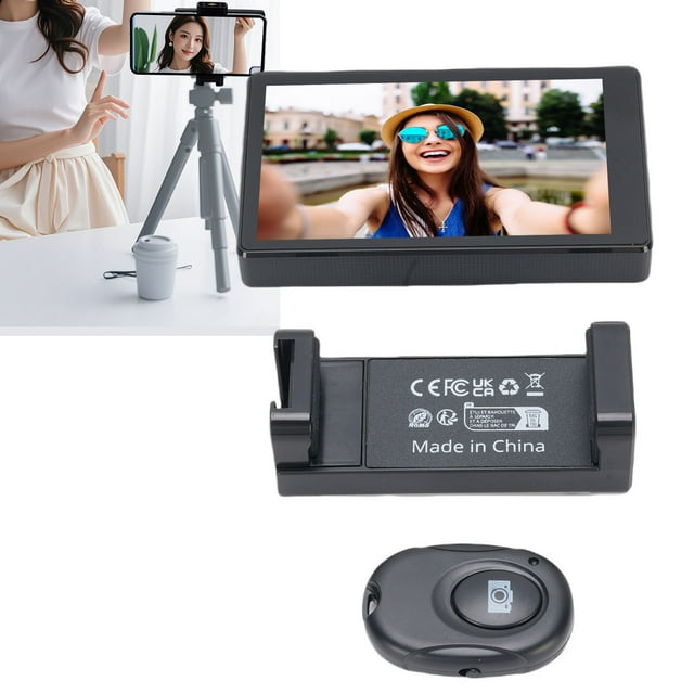 Exhibición De La Cámara Trasera Del Teléfono, Pantalla 1100mAh De Selfie Del Teléfono 4K 480x800 Para La Transmisión En
