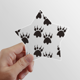 thumbnail image 1 of Garra silueta simple dibujo de linea proteger animales animal Estrella calcomanías impermeables,vinilo,casco de coche, 1 of 1