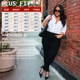 thumbnail image 7 of Dickies Womens Plus Size Work Pants - Mid Rise Skinny Fit Workwear and Casual Trousers Pants for Women, 7 of 7
