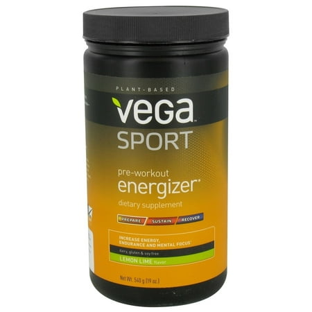 Vega - Vega Sport naturel à base de plante pré-entraînement Energizer Lemon Lime - 19 oz