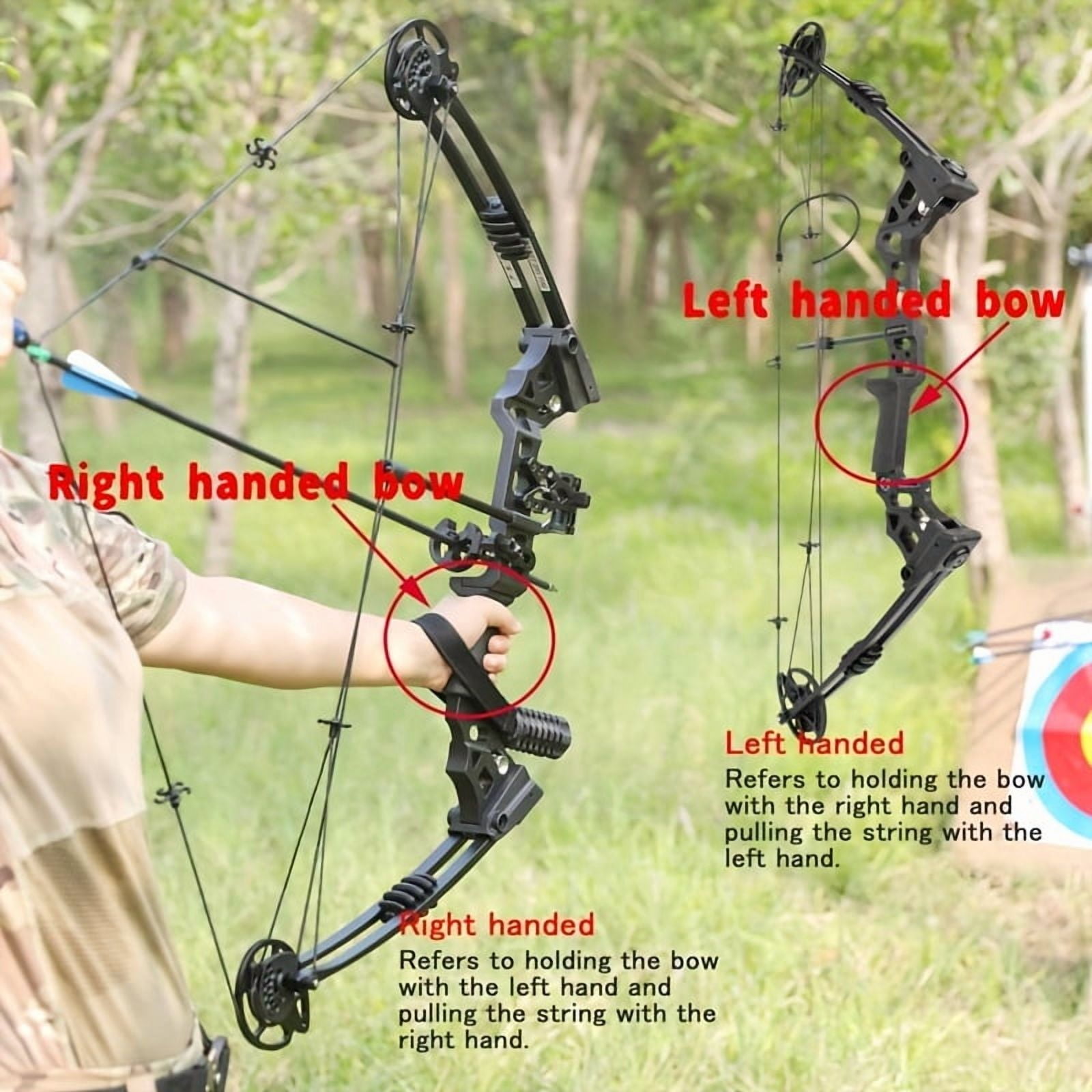JUNXING Dragon X8 Compound Bow – Wide-Range 20–70 lbs Adjustment for Hunting