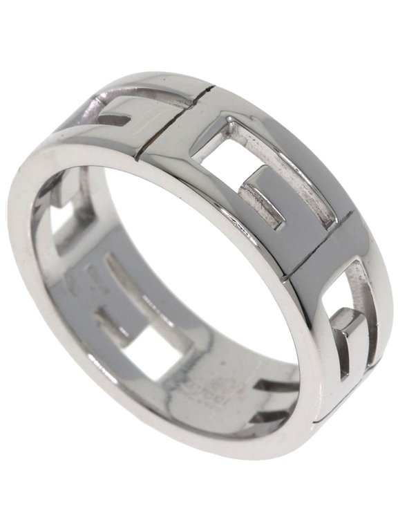 Pre-Owned Gucci Multiple #18 Ring, 18K White Gold, Women's GUCCI