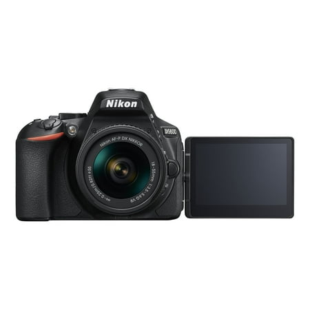 Nikon - D5600 DSLR Video Two Lens Kit with 18-55mm and 70-300mm Lenses - Black