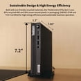 thumbnail image 4 of Lenovo ThinkCentre M75q MFF Business Desktop, AMD Ryzen 3 8350U, 8GB DDR5, 256GB SSD, Windows 11 Pro, 4 of 7