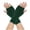 Dark Green, variant on Fingerless Gloves for Women Knit Warm Cold Weather Winter, Casual Adult Fashion, Dark Gray