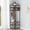 Rustic Brown, variant on GiftGo Corner Hall Tree with Shoe Bench Entryway Coat Rack with 10 Metal Movable Hooks Floor Standing Clothes Rack Shoes Shelf Organizer for Home Office Bedroom (Rustic Brown)