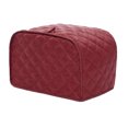 thumbnail image 2 of 1PC Two Slice Toaster Appliance Cover Dustproof Toaster Cover for Kitchen Home Restaurant (Red), 2 of 5