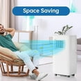 thumbnail image 3 of Versatile 3-In-1 10,000 BTU Portable Air Conditioner, Portable AC Units for Rooms with Dehumidifier & Fan, Room Air Conditioner Cools Up To 450 Sq. Ft, Sleep Mode, Remote, Timer, 3 of 7