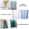 thumbnail image 2 of Weiweiguan 1pc Acrylic Flower Basket Household Storage Bucket Multi-purpose Plant Bucket, 2 of 7