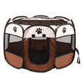 thumbnail image 1 of 1pc Foldable Octagonal Pet Fence Kennel - Portable And Spacious Playpen For, 1 of 5