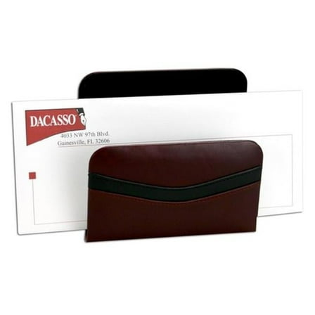 Dacasso  Burgundy Leather Letter Holder