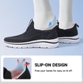thumbnail image 4 of Sosenfer Womens Shoes Slip On Sneakers, Hands Free Walking Running Shoes for Women, Breathable Mesh Comfort Cushion Gym Workout Trainers, Non Slip Casual Athletic Footwear, 4 of 9