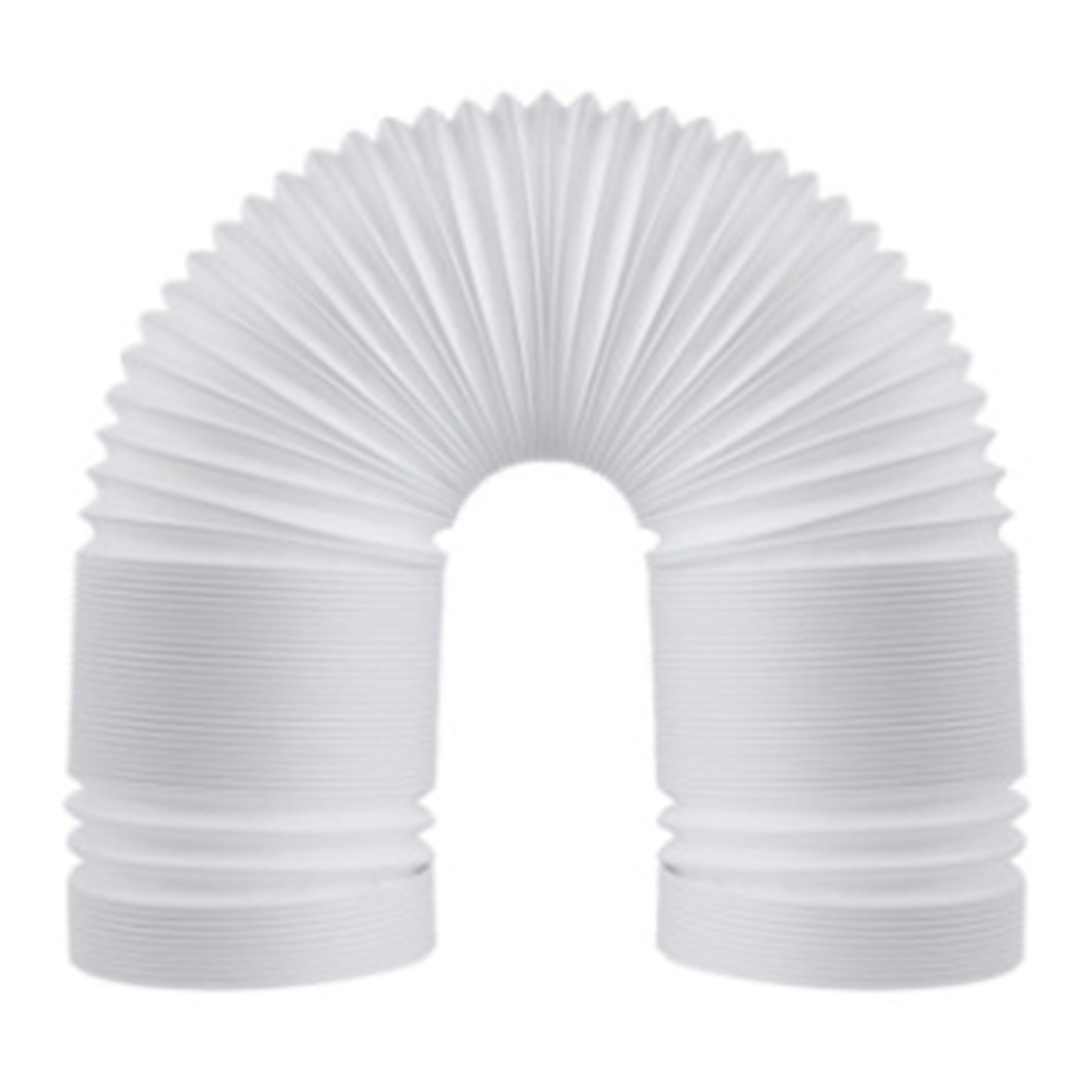 EUBUY Portable Air Conditioner Exhaust Hose Telescopic Heat Exhaust Pipe Mobile Air Conditioner Exhaust Pipe 1.5mx150mm White