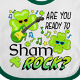 thumbnail image 4 of Inktastic Are You Ready to ShamROCK?- Fun St. Patrick's Day Boys or Girls Baby Bib, 4 of 4
