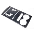 thumbnail image 1 of 2PCS for 2007-2019 Car Central Control Gear Shift Panel Cover Water Cup Holder Trim Frame Accessories, 1 of 10