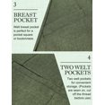 thumbnail image 5 of COOFANDY Mens Blazer Casual Fitted Sport Coats Western Summer Weeding Party Suit Jackets, 5 of 6
