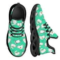 thumbnail image 1 of Zapatos de enfermera Kwaii para mujer con estampado de gato de dibujos animados, suela gruesa, cómodos zapatos de punto con cordones, zapatos médicos para mascotas, nuevos, 1 of 6