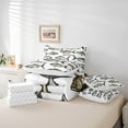 thumbnail image 5 of Manfei River Fish Bedding Comforter Set 7pcs, Rustic Lodge Cabin Full Bedding Set, Fishing Hunting Fitted Sheet Flat Sheet, Ultra Soft Home Decor, 5 of 7