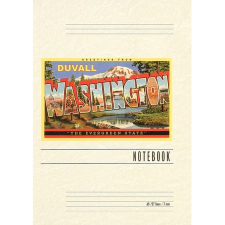 Vintage Lined Notebook Greetings from Duvall (Paperback)