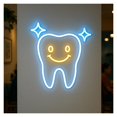 thumbnail image 2 of Letrero De Neón Con Sonrisa Dental, Luz LED Regulable, Alimentación USB, Ideal Para Decoración De Paredes En Consultorios Dentales Y Negocios 38cm, 2 of 3