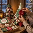 thumbnail image 5 of Fabric Christmas Tree Diy Patchwork Kit Vintage Christmas Decor for Indoor Home Wall Hanging Seasonal Craft Decoration Set for Holiday Gatherings, 5 of 6