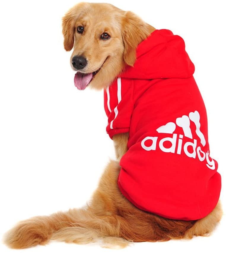Adidog Dog Hoodie Jacket Red 9XL