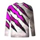 thumbnail image 5 of Blusas y camisas de manga larga con cuello redondo para hombre, estilo casual, cuello redondo, manga larga, camiseta estampada de Halloween, blusas, blusas de poliéster para hombre., 5 of 5