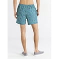 thumbnail image 3 of Free Assembly Men's Seersucker Swim Trunks, 5" Inseam, Sizes S-3XL, 3 of 5