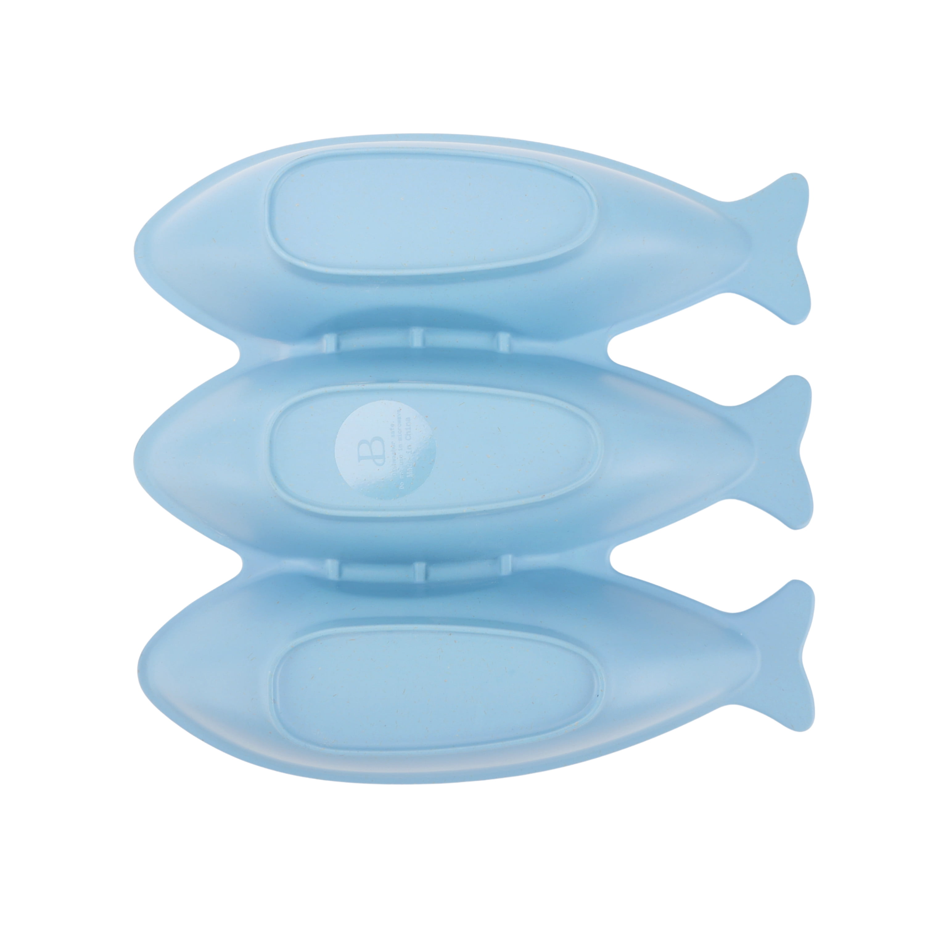 Beautiful 3-Compartment Bamboo Melamine Sardine Serve Tray, Multi-Color by Drew Barrymore