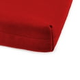 thumbnail image 3 of Jordan Manufacturing 72" x 21" Timeless Ablaze Red Solid Rectangular Outdoor Chaise Lounge Cushion with Ties and Hanger Loop, 3 of 12