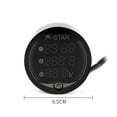 3 In 1 Motorcycle ATV Voltmeter+Electronic Clock+Thermometer Digital