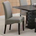 thumbnail image 3 of Bowery Hill 40''H Tissu Rembourré Salle à Manger Chaise d'Appoint en Gris, 3 of 3