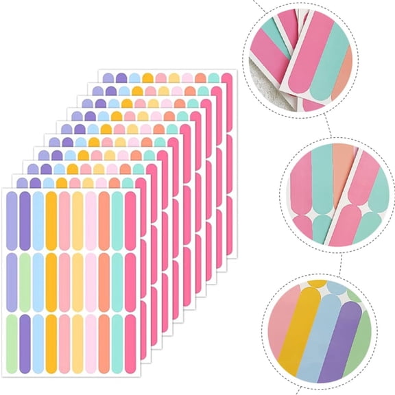 300Pcs Colorful Small Confetti Wall Decals, Removable Waterproof Pastel Sprinkle Vinyl Stickers for Room & Window Decor