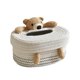 thumbnail image 5 of Caja de pañuelos de algodón, dispensador de servilletas, estuche de pañuelos de moda, almacenamiento de pañuelos tejidos oso, 5 of 9