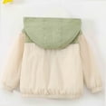 thumbnail image 5 of Afuyipoi Boys Lightweight Jacket (1-9) Color-Block Zippered Hooded Spring Fall Outerwear Green Size 3T, 5 of 7