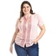 thumbnail image 1 of Blusa con detalles de lentejuela Roman Fashion /Tallas Extras, 8034 (Rosa) rosa 38, 1 of 6