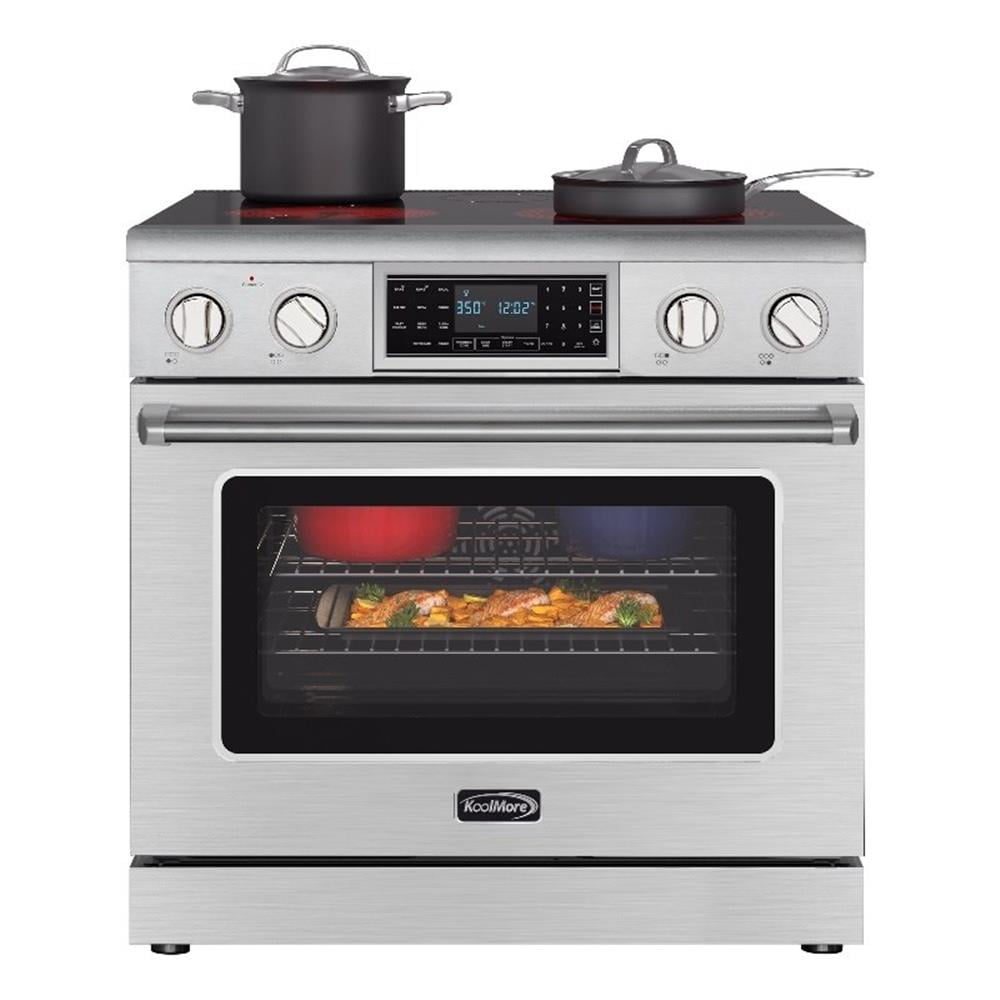 Pemberly Row 36" Electric Professional Range with Tilt Panel & Digital controls