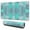 Turquoise Floral, variant on Long Mouse Pads for Desk,Vibrant Mixed Pioneer Flower Pattern Desk Mats on Top Of Desks, Desk Mouse Pad Extra Large with 3mm Non-Slip Base and Stitched Edge for Gaming,Office,Work,Home 31.5"x11.8"