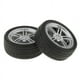 thumbnail image 1 of 2 piezas de ruedas de goma para modelos de coches y camiones maduros, ruedas de juguete para camiones y autobuses. 40mm, 1 of 9