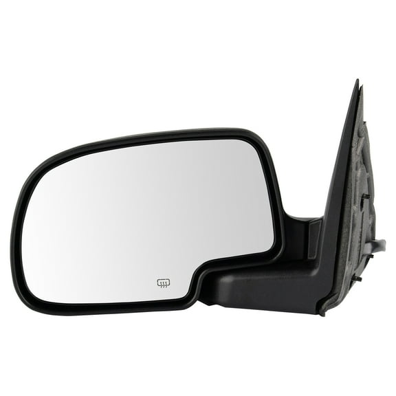 TRQ Side View Mirror Power Heated LH for Silverado Tahoe Suburban Sierra MRA05794 Fits select: 2003-2007 CHEVROLET SILVERADO, 2003-2006 CHEVROLET TAHOE