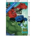 thumbnail image 3 of Marvel Comics TV - Hulk And The Agents Of Smash Wall Poster with Push Pins, 14.725" x 22.375", 3 of 3