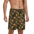 thumbnail image 2 of Sikiie Flying Furry Honey Bees Mens Pajama Shorts, Lightweight Lounge Pant with Pockets Soft Sleep Pj Shorts for MenMedium, 2 of 6